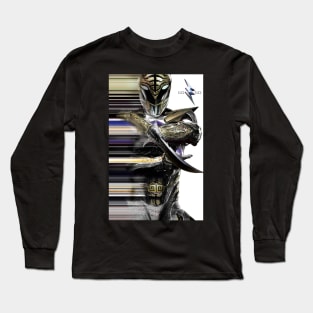 White Ranger Movie Style Long Sleeve T-Shirt